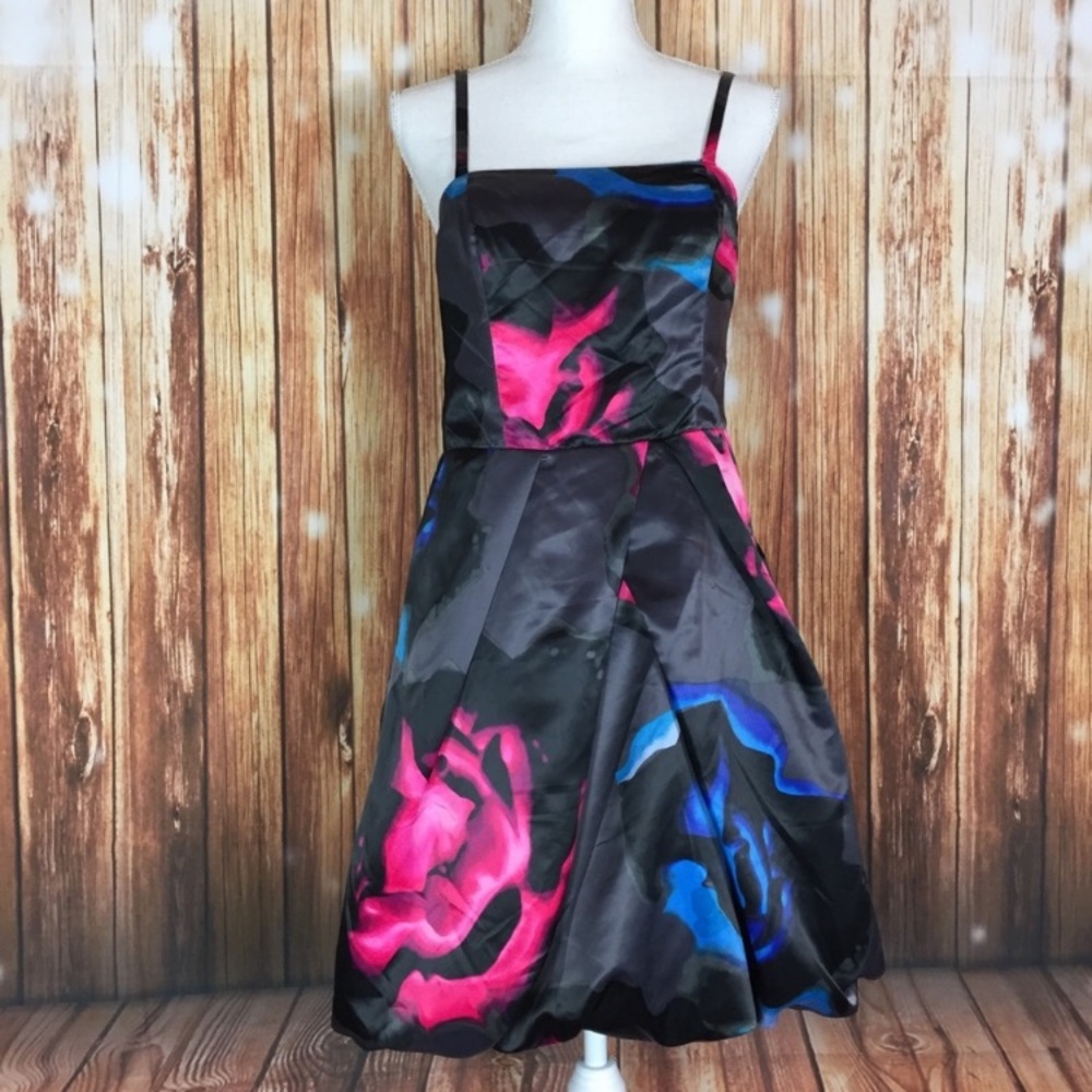 Express SZ 10 Abstract PopArt Bubble Mini Dress